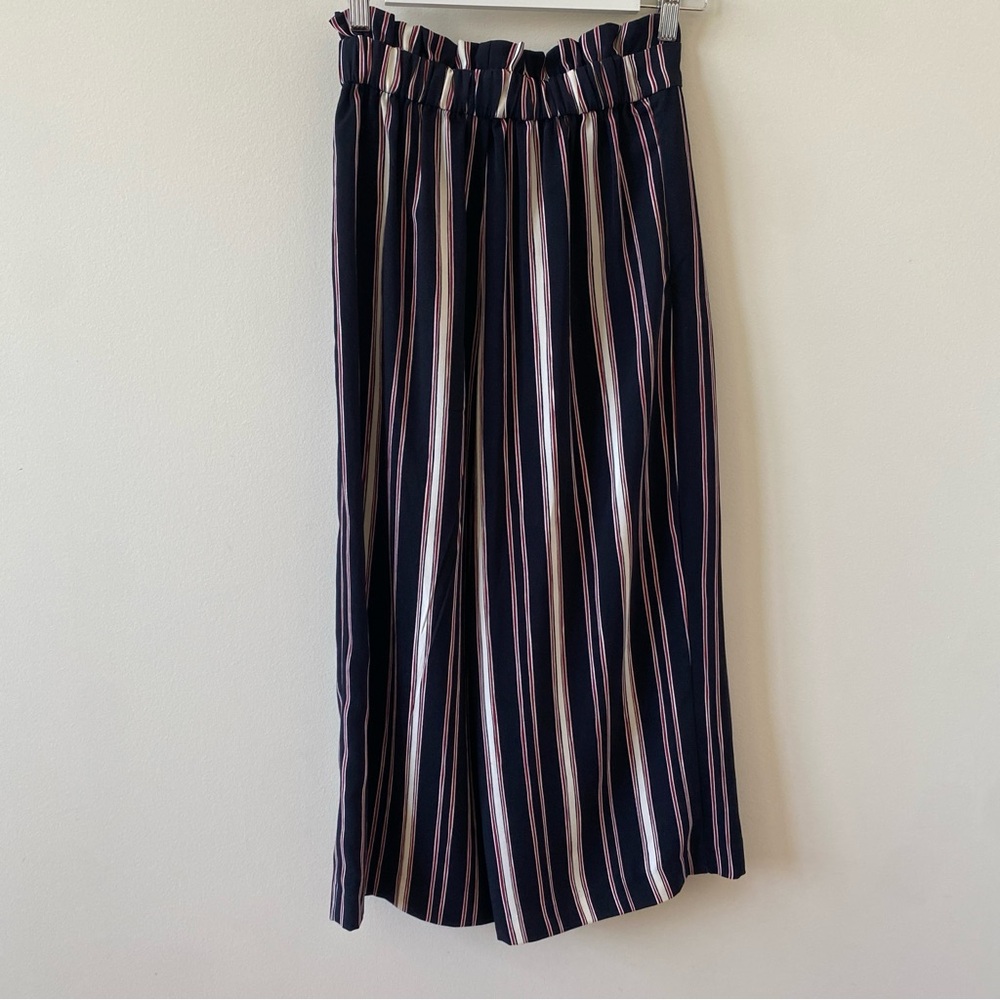 Zara Trafaluc Striped High-Waist Wide-Leg Pants Women’s Size XS - Picture 5 of 6